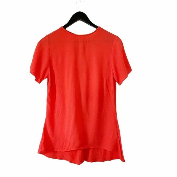MICHAEL Michael Kors Coral Georgette Peplum Blouse - Picture 1 of 7
